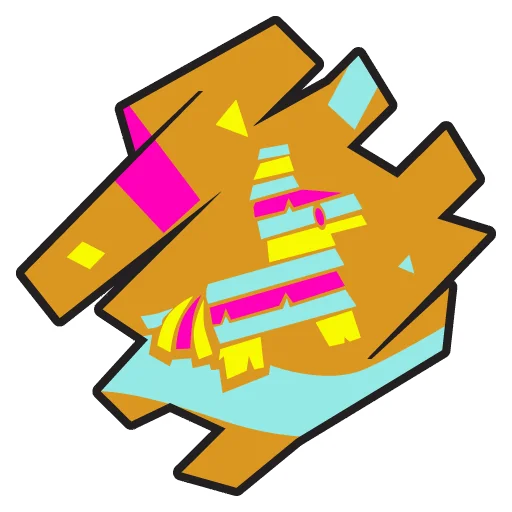 Orange Piñata camouflage