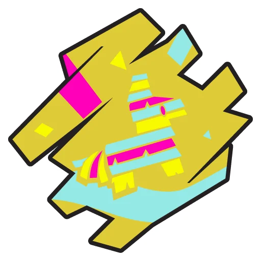 Yellow Piñata camouflage