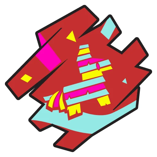 Red Piñata camouflage
