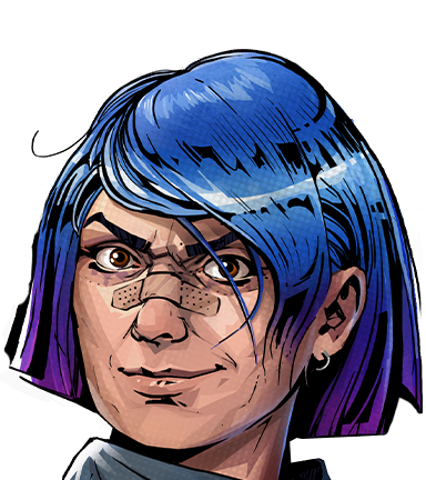 Blue Furiora portrait