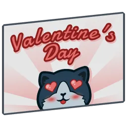 Valentine flag