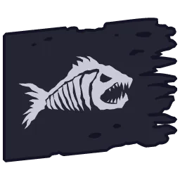 Fishskeletonpirate flag
