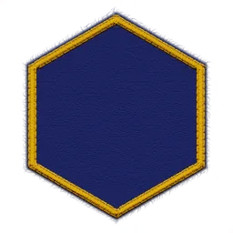 Blue Hexagon patch