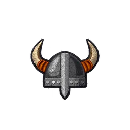 Horned Helmet patch