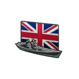 British Navy Day patch