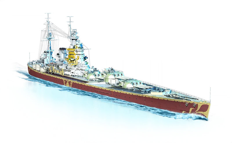 Azur Lane skin for Nelson art